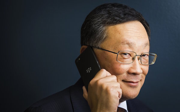 Blackberry CEO Chen poses for a portrait in Toronto