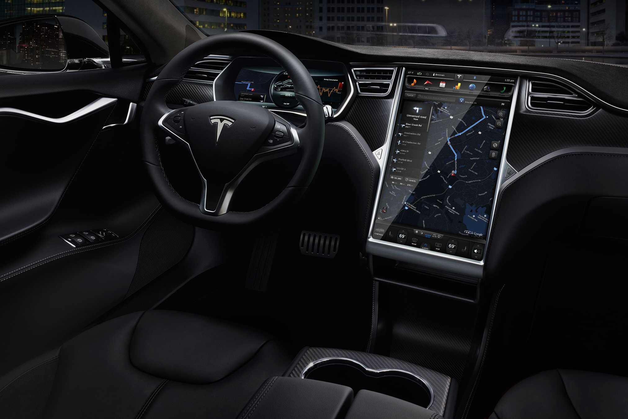 Tesla Contol Screen